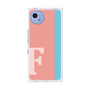 プレミアムスクエアケース［ オリジナル - initial color line - F pink ］