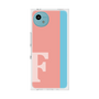 プレミアムスクエアケース［ オリジナル - initial color line - F pink ］