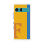 プレミアムスクエアケース［ オリジナル - initial color line - F orange ］