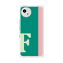 プレミアムスクエアケース［ オリジナル - initial color line - F green ］