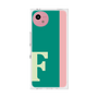 プレミアムスクエアケース［ オリジナル - initial color line - F green ］