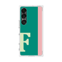 プレミアムスクエアケース［ オリジナル - initial color line - F green ］
