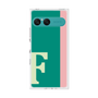 プレミアムスクエアケース［ オリジナル - initial color line - F green ］
