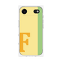 プレミアムスクエアケース［ オリジナル - initial color line - F yellow ］