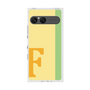 プレミアムスクエアケース［ オリジナル - initial color line - F yellow ］