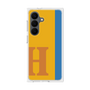 プレミアムスクエアケース［ オリジナル - initial color line - H orange ］