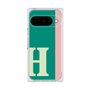 プレミアムスクエアケース［ オリジナル - initial color line - H green ］