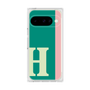 プレミアムスクエアケース［ オリジナル - initial color line - H green ］