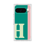 プレミアムスクエアケース［ オリジナル - initial color line - H green ］