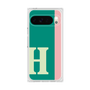プレミアムスクエアケース［ オリジナル - initial color line - H green ］
