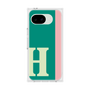 プレミアムスクエアケース［ オリジナル - initial color line - H green ］