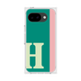 プレミアムスクエアケース［ オリジナル - initial color line - H green ］