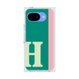 プレミアムスクエアケース［ オリジナル - initial color line - H green ］