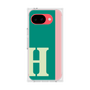 プレミアムスクエアケース［ オリジナル - initial color line - H green ］