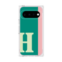 プレミアムスクエアケース［ オリジナル - initial color line - H green ］