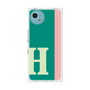 プレミアムスクエアケース［ オリジナル - initial color line - H green ］