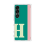 プレミアムスクエアケース［ オリジナル - initial color line - H green ］