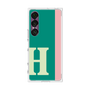 プレミアムスクエアケース［ オリジナル - initial color line - H green ］