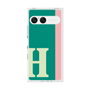 プレミアムスクエアケース［ オリジナル - initial color line - H green ］