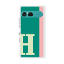 プレミアムスクエアケース［ オリジナル - initial color line - H green ］