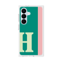 プレミアムスクエアケース［ オリジナル - initial color line - H green ］