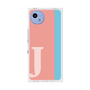 プレミアムスクエアケース［ オリジナル - initial color line - J pink ］