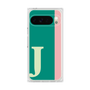 プレミアムスクエアケース［ オリジナル - initial color line - J green ］