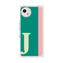 プレミアムスクエアケース［ オリジナル - initial color line - J green ］