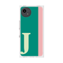 プレミアムスクエアケース［ オリジナル - initial color line - J green ］
