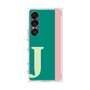 プレミアムスクエアケース［ オリジナル - initial color line - J green ］