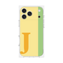 プレミアムスクエアケース［ オリジナル - initial color line - J yellow ］