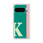 プレミアムスクエアケース［ オリジナル - initial color line - K green ］