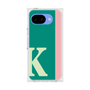プレミアムスクエアケース［ オリジナル - initial color line - K green ］