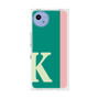 プレミアムスクエアケース［ オリジナル - initial color line - K green ］