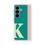 プレミアムスクエアケース［ オリジナル - initial color line - K green ］