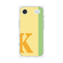 プレミアムスクエアケース［ オリジナル - initial color line - K yellow ］