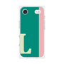 プレミアムスクエアケース［ オリジナル - initial color line - L green ］