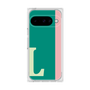 プレミアムスクエアケース［ オリジナル - initial color line - L green ］