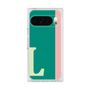 プレミアムスクエアケース［ オリジナル - initial color line - L green ］