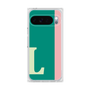 プレミアムスクエアケース［ オリジナル - initial color line - L green ］