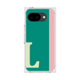 プレミアムスクエアケース［ オリジナル - initial color line - L green ］