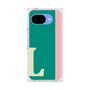 プレミアムスクエアケース［ オリジナル - initial color line - L green ］