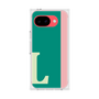 プレミアムスクエアケース［ オリジナル - initial color line - L green ］