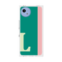 プレミアムスクエアケース［ オリジナル - initial color line - L green ］