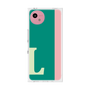 プレミアムスクエアケース［ オリジナル - initial color line - L green ］