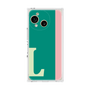 プレミアムスクエアケース［ オリジナル - initial color line - L green ］