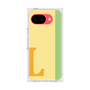 プレミアムスクエアケース［ オリジナル - initial color line - L yellow ］