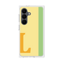 プレミアムスクエアケース［ オリジナル - initial color line - L yellow ］