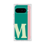 プレミアムスクエアケース［ オリジナル - initial color line - M green ］