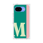 プレミアムスクエアケース［ オリジナル - initial color line - M green ］